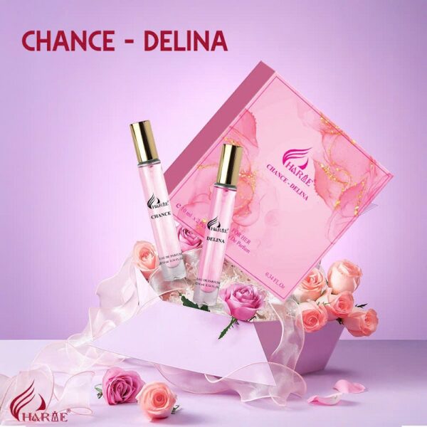Set 2 nước hoa Charme 10ml nữ : CHANCE - DELINA Eau de parfum - Ảnh 2