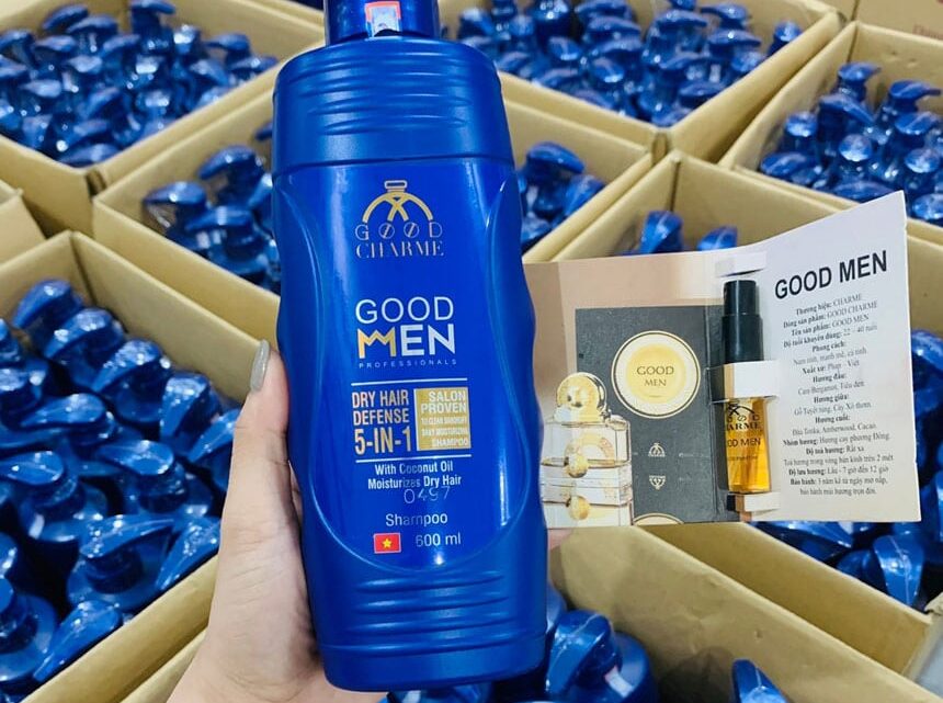 sữa tắm gội nam good men xanh 600ml