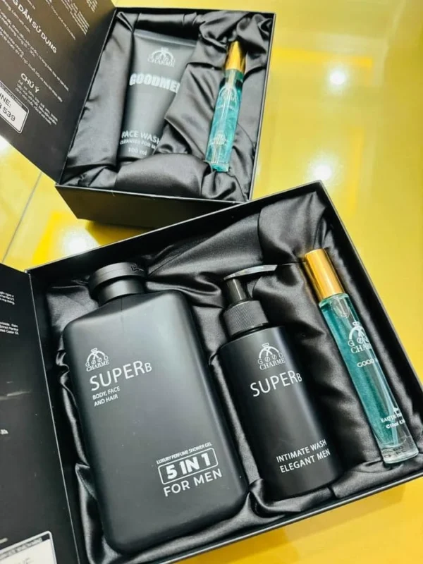 Combo chăm sóc cá nhân nam tiện lợi - SuperB 5 in 1 for men GoodCharrme - Ảnh 3