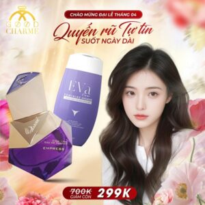 Sale combo: Nước hoa Good Charme Empress 50ml và Dung dịch vệ sinh Good Charme Eva Care tím 150ml